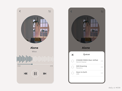 DailyUI #009 - Music Player