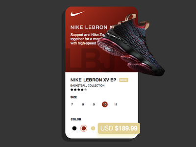 Nike Lebron 15 Tag apparel lebron nike