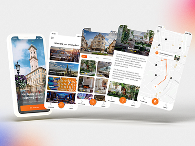 Lviv Travel App app design figma lviv travel