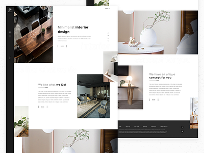 Modern Concept design interior modern ui web