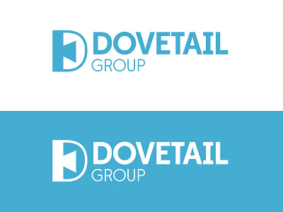 Dovetail Half & Half blue brand design dovetail logo typography