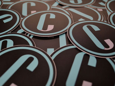 Stickers! branding circular identity logo stickers