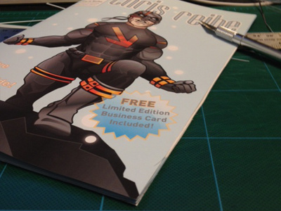 Promotional Booklets comic book design illustration portfolio promo promotional superhero