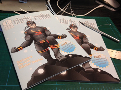 Promo Booklets booklet comic book graphic design illustration presentation print superhero