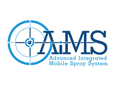 AiMS Logo Design branding bullseye crosshairs design identity logo