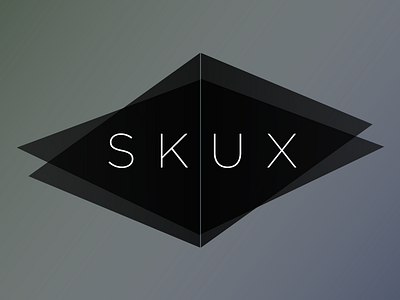 SKUX blended concept design gradient logo skux