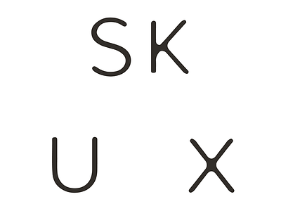 skux Concept brand branding design logo skux