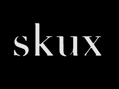 skux Concept brand branding design logo skux