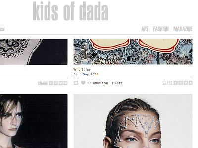 Kids of Dada blog css html jquery media queries responsive tumblr