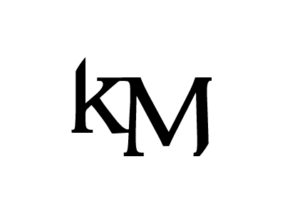 KM Monogram by Luke Harby - Dribbble