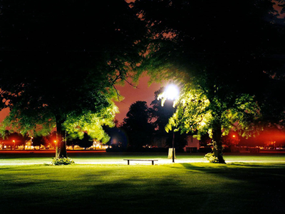 Park At Night 120 medium format photography