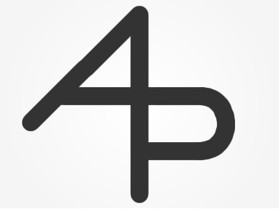 Monogram ap design logo monogram