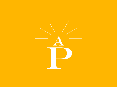 Monogram ap design logo monogram
