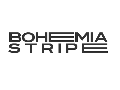 Experiment bohemia brand branding logo stripe