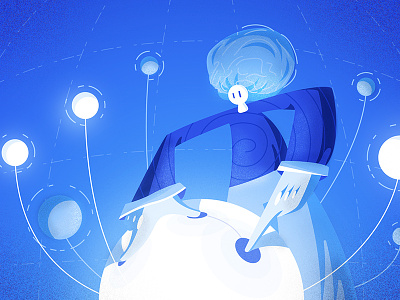 Idea Incubator 💡 character connection illustration incubator technology