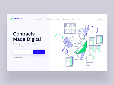 Contractbook Homepage