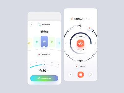 Kulture Athletics - Workout app application design fitness interaction design kulture minimal mobile product product design tonik ui ui design ux ux design workout app