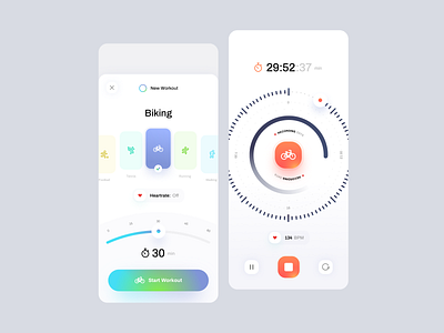 Kulture Athletics - Workout app application design fitness interaction design kulture minimal mobile product product design tonik ui ui design ux ux design workout app