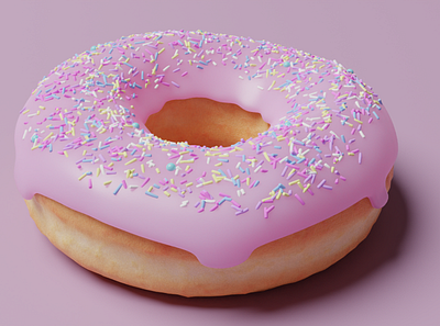 Donut 3D design 3d blender donut
