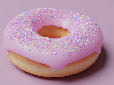 Donut 3D design