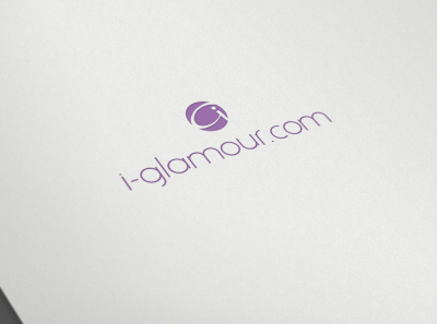 i-Glamour logo design branding design graphic design logo vector