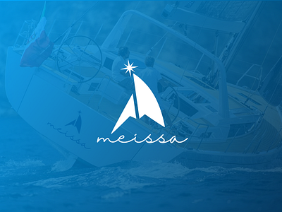 Meissa Yacht Logo Design brand book branding graphic vector