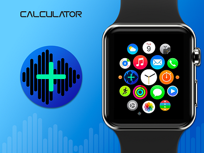 Daily UI #5 - App Icon 005 apple watch calculator dailyui icon smartwatch ui