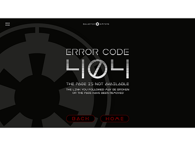 Daily UI #8 - 404 Error