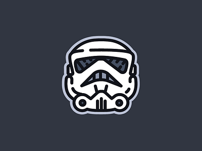 Storm Trooper icon illustration maythe4thbewithyou star wars storm trooper vector