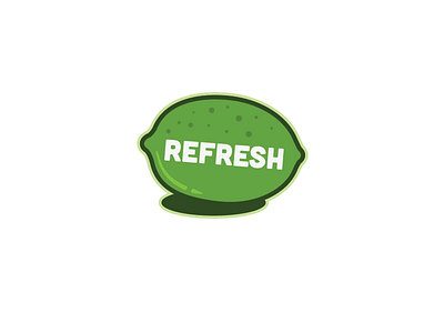 Refresh v2 cubano lime lost type refresh vector