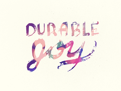 Durable Joy Hand Drawn Type durable durable joy hand drawn hand drawn type joy type typography