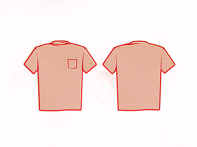 Half Tone Tshirt halftone illustration tshirt wier stewart