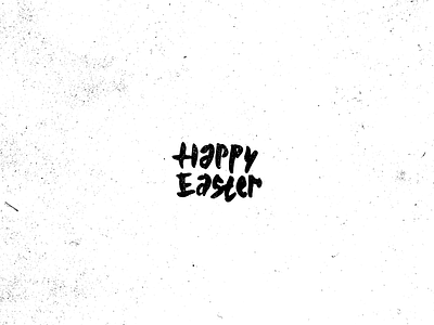 Happy Easter Hand Lettering