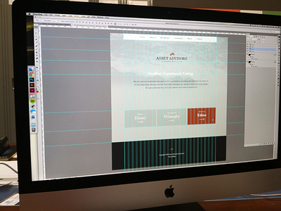 Asset Advisors Website Process freebie grid process psd web design website wierstewart