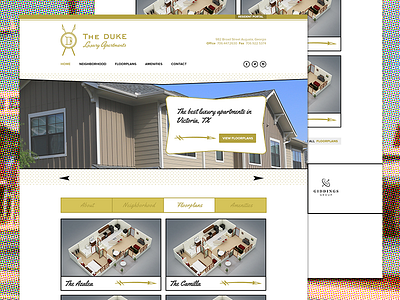 The Duke ui ux web web design website wierstewart