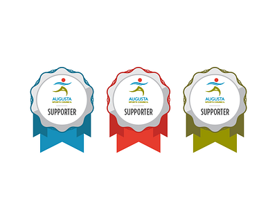 Supporter Badge Medallion badge illustration medal medallion