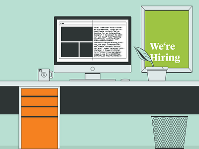 We're Hiring design hiring illustration interactive jobs ui ux web web design wierstewart