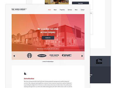 // 02*20 // Vireo Group Website branding design ui ux web web design web site wierstewart