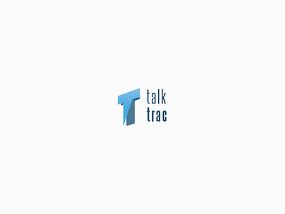 talk trac logo branding design logo