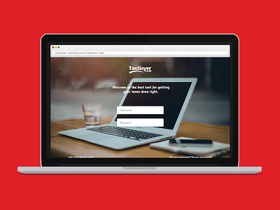 TaxSlayer Login design login screen ui ui design web web design