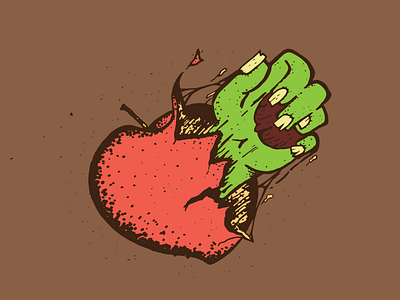Grab The Peach By The Pit creative south cs15 illustration peach pit