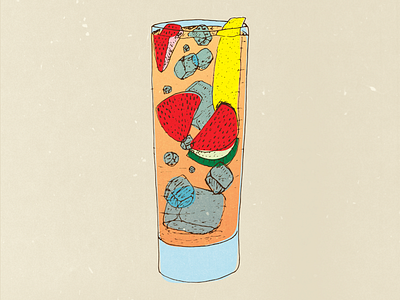 Vodka Lemonade Illustration