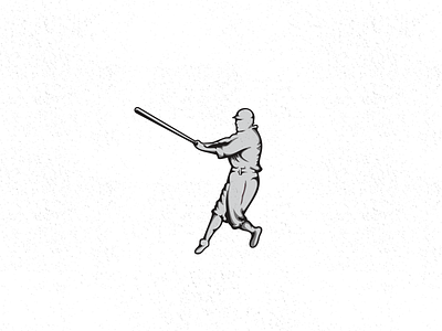 Baseball Player Illustration baseball baseball player batter design illustration