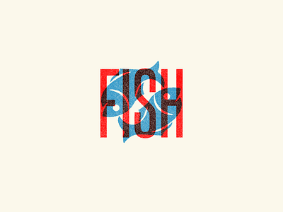 Fish design drawing graphic design illustration type