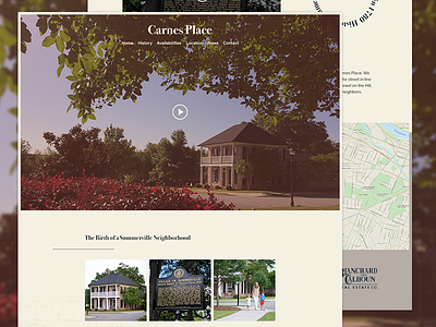 Carnes Place Web design loop ui ux video web web design web site wierstewart wordpress