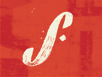 The Letter F design f hand lettering handmade type typefight typography
