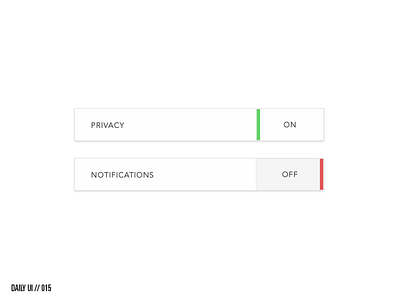 DAILY UI // 015: On Off Switch daily ui on off switch product design ui user interface web web design