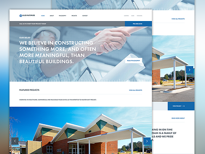 Allen Batchelor Website Redesign branding ui web web design website wierstewart