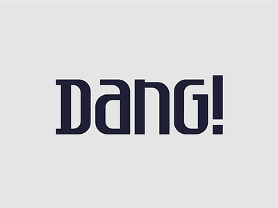 Dang Type 3 dang sans serif type typography