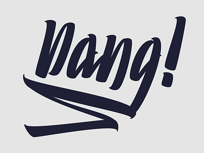 Dang Type 8 brush script dang script type typography